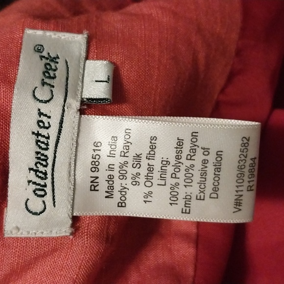 Ladies Cold Water Creek jacket. Size L - Picture 4 of 4